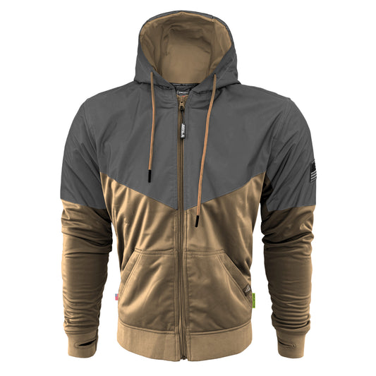 Ultra Reflective Hoodie Camel Nebula with Pads