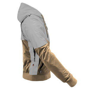 Ultra Reflective Hoodie Camel Eclipse with Pads