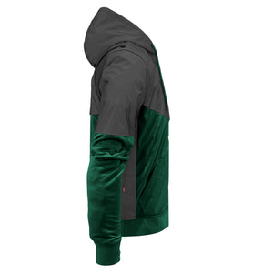 Ultra Reflective Hoodie Dark Green Nebula with Pads