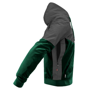 Ultra Reflective Hoodie Dark Green Nebula with Pads