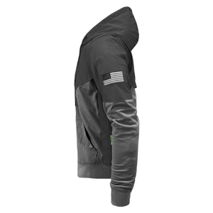 Ultra Reflective Hoodie Dark Grey Nebula with Pads