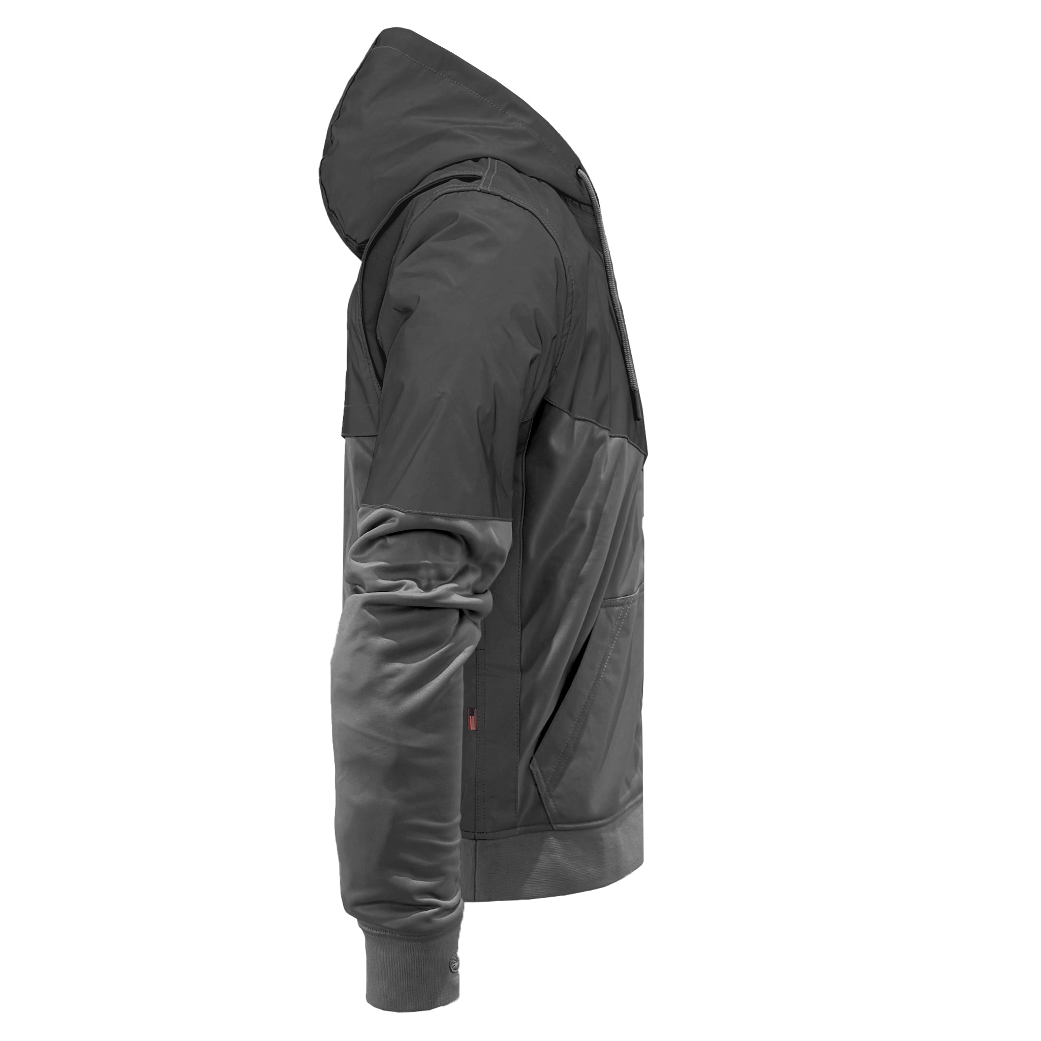 Ultra Reflective Hoodie Dark Grey Nebula with Pads