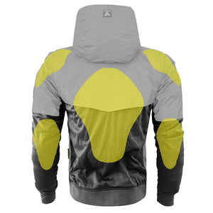 Ultra Reflective Hoodie Dark Grey Eclipse with Pads