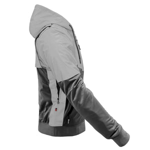 Ultra Reflective Hoodie Dark Grey Eclipse with Pads