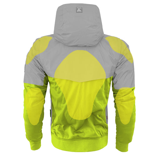 Ultra Reflective Hoodie Hi Vis Green Eclipse with Pads