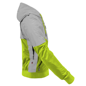 Ultra Reflective Hoodie Hi Vis Green Eclipse with Pads