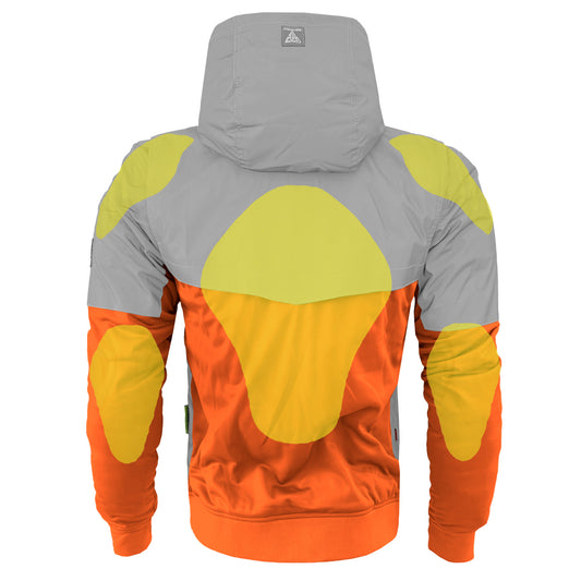 Ultra Reflective Hoodie Hi Vis Orange Eclipse with Pads