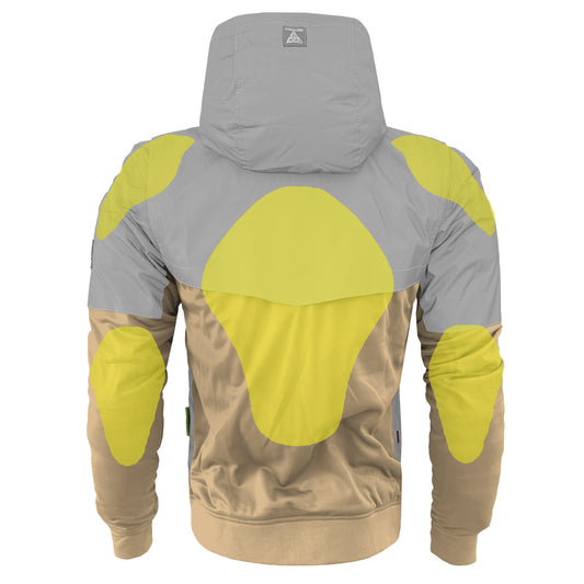 Ultra Reflective Hoodie Khaki Eclipse with Pads