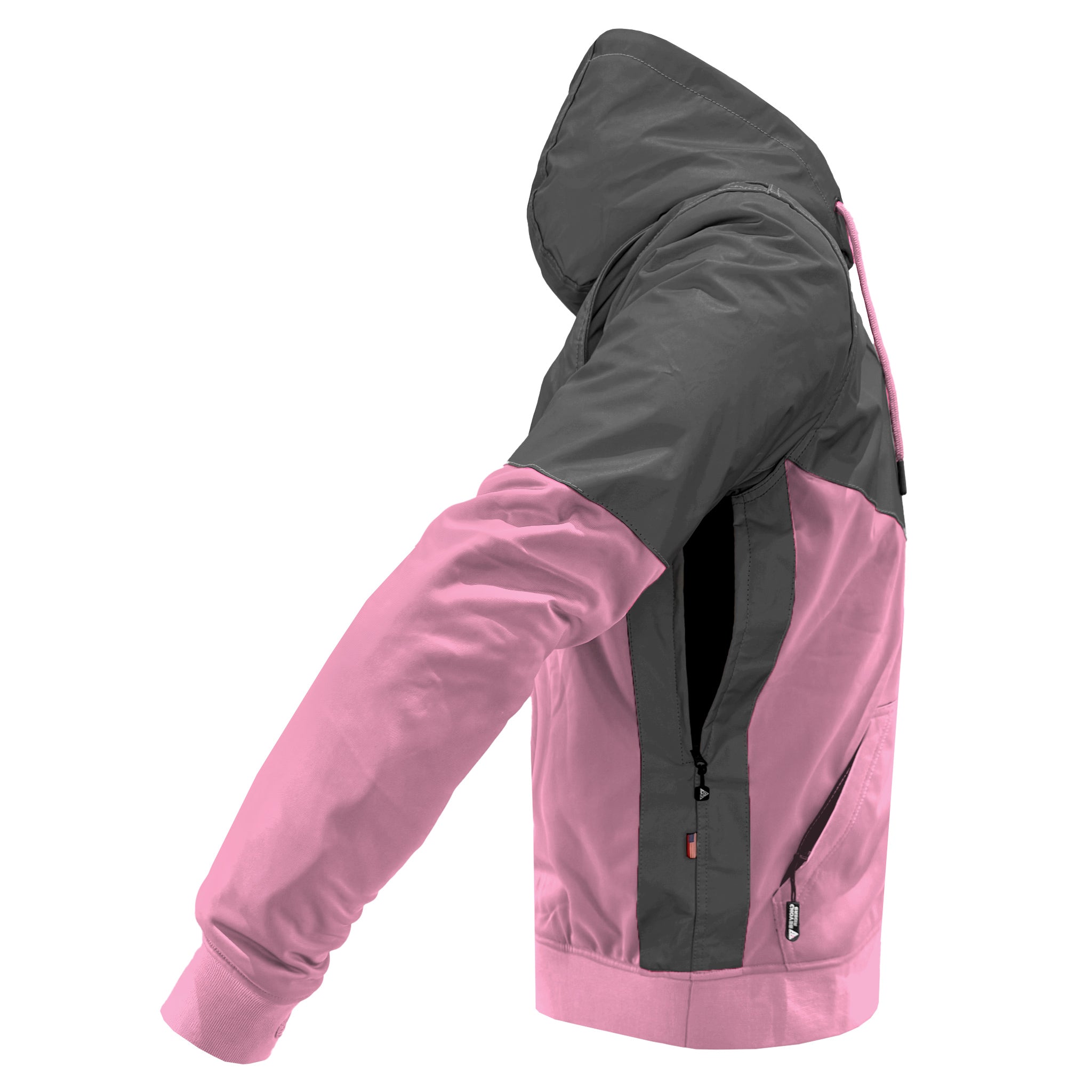 Ultra Reflective Hoodie Light Pink Nebula with Pads