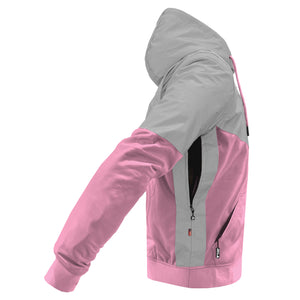 Ultra Reflective Hoodie Light Pink Eclipse with Pads