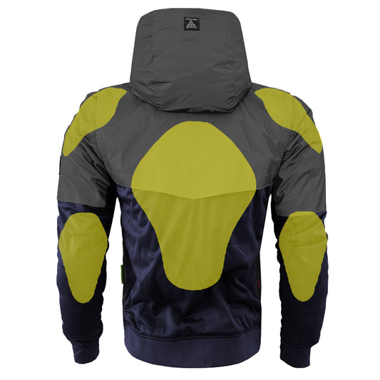 Ultra Reflective Hoodie Navy Blue Nebula with Pads