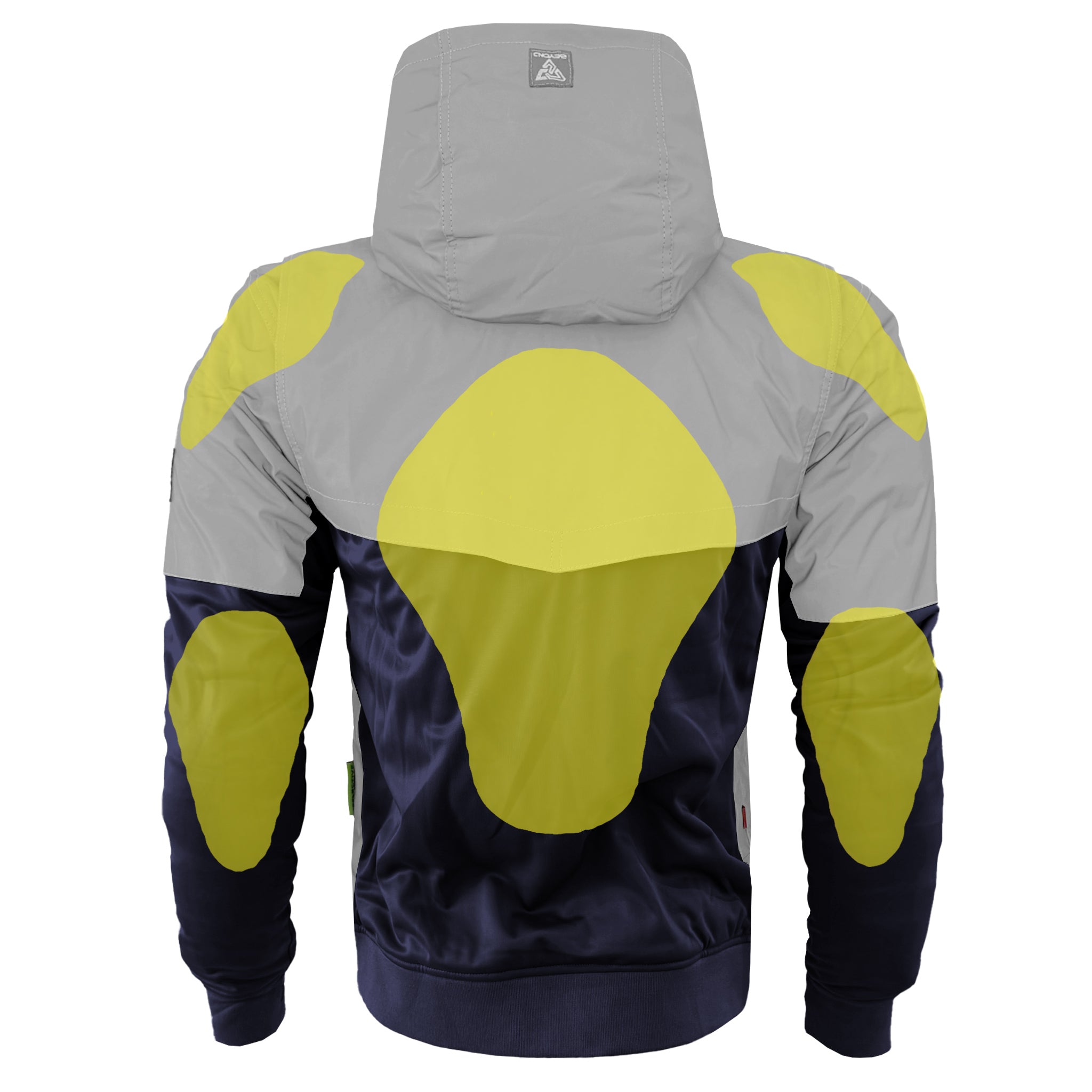 Ultra Reflective Hoodie Navy Blue Eclipse with Pads