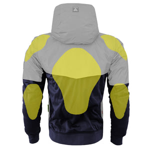 Ultra Reflective Hoodie Navy Blue Eclipse with Pads