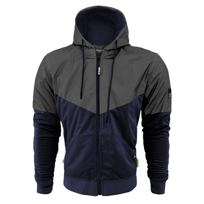 Ultra Reflective Hoodie Navy Blue Nebula with Pads