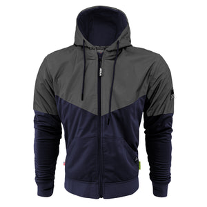 Ultra Reflective Hoodie Navy Blue Nebula with Pads
