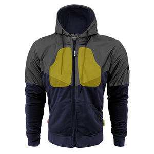 Ultra Reflective Hoodie Navy Blue Nebula with Pads