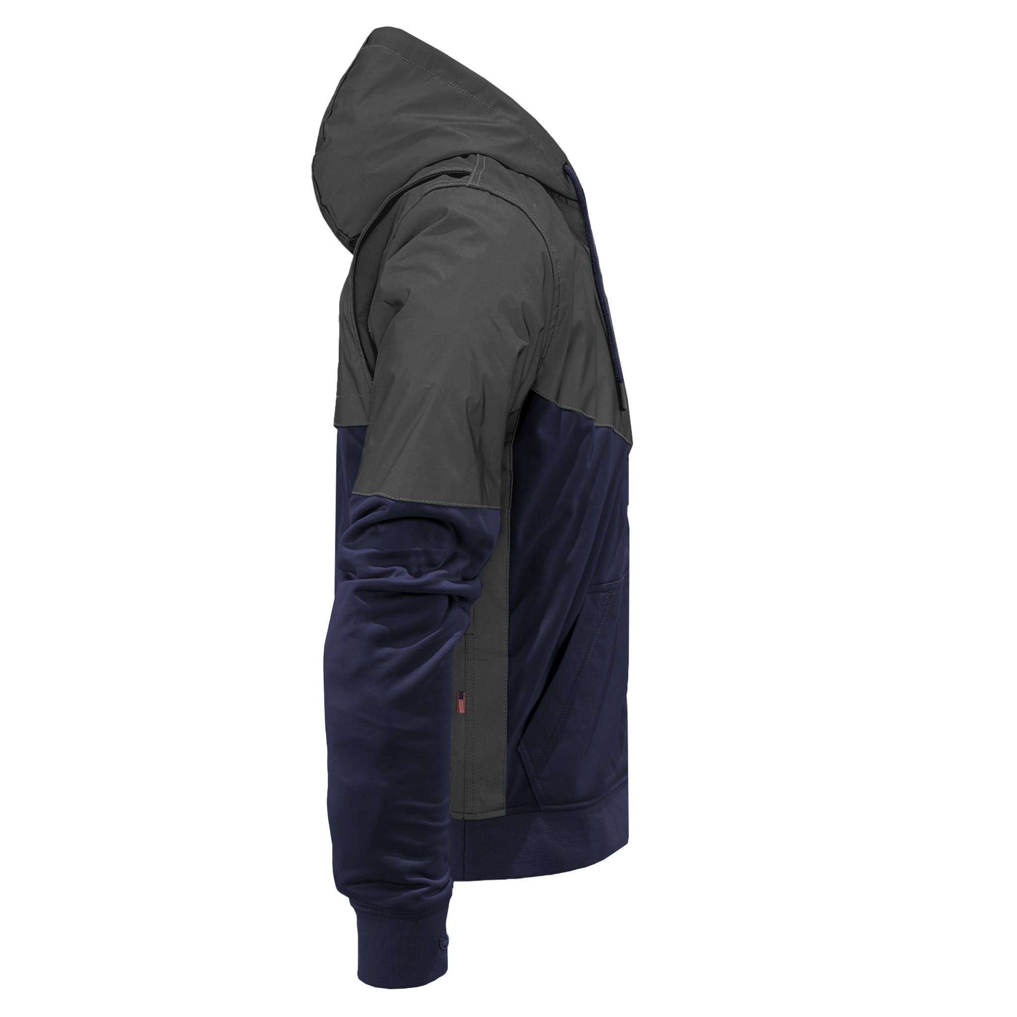 Ultra Reflective Hoodie Navy Blue Nebula with Pads