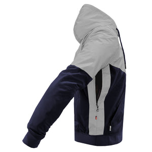Ultra Reflective Hoodie Navy Blue Eclipse with Pads