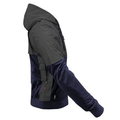 Ultra Reflective Hoodie Navy Blue Nebula with Pads