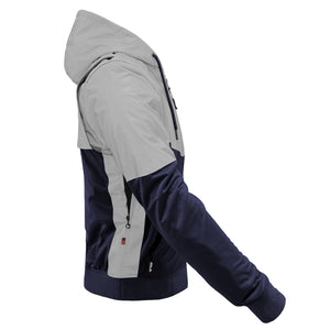 Ultra Reflective Hoodie Navy Blue Eclipse with Pads