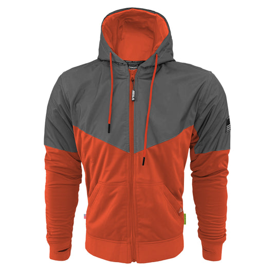 Ultra Reflective Hoodie Orange Nebula with Pads