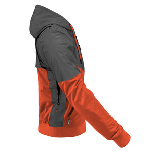 Ultra Reflective Hoodie Orange Nebula with Pads