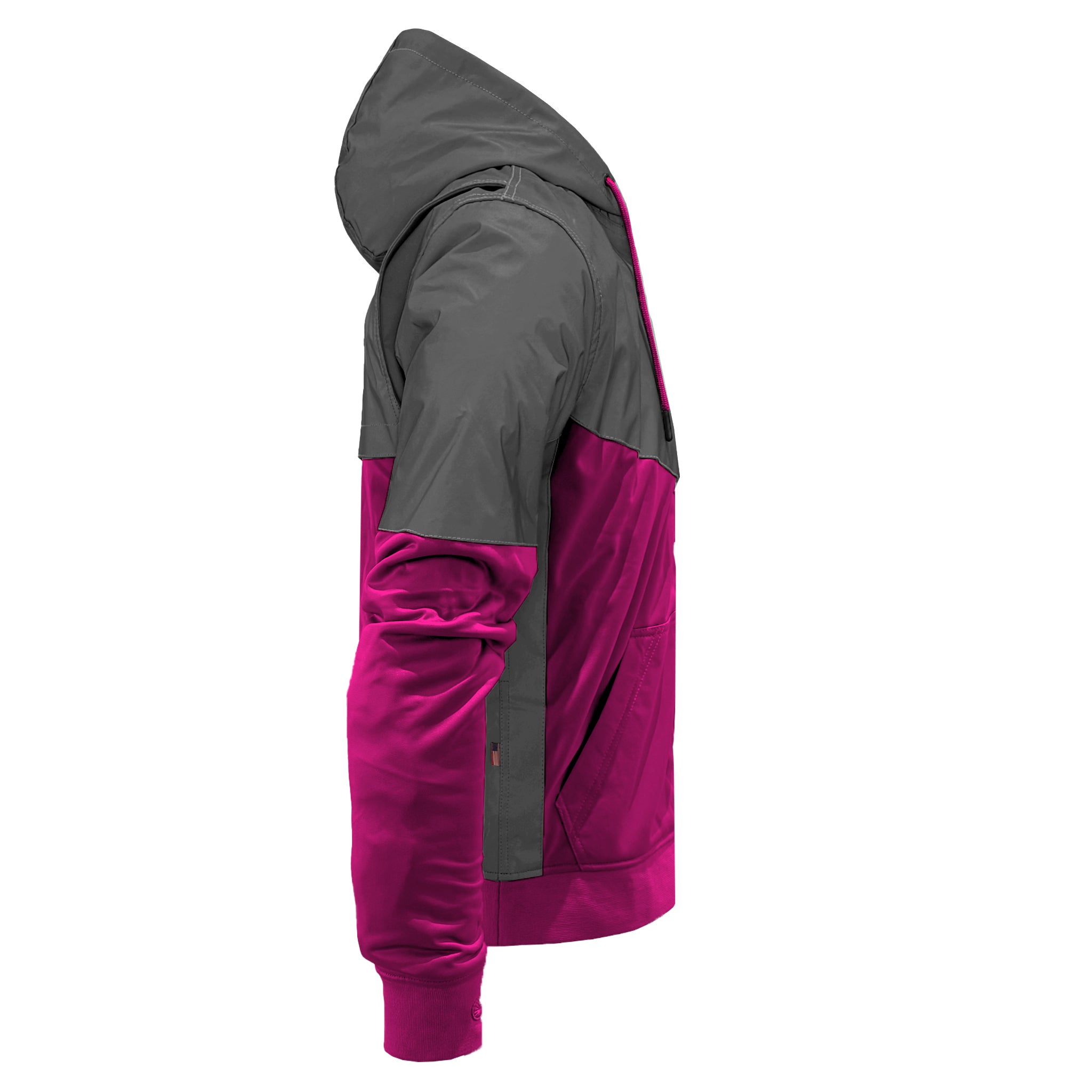 Ultra Reflective Hoodie Pink Nebula with Pads