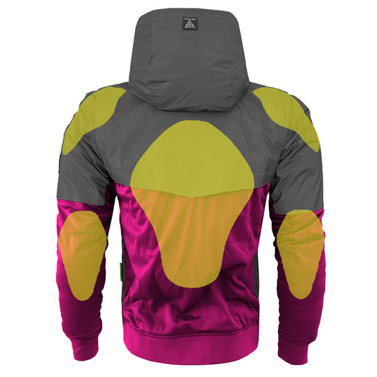 Ultra Reflective Hoodie Pink Nebula with Pads