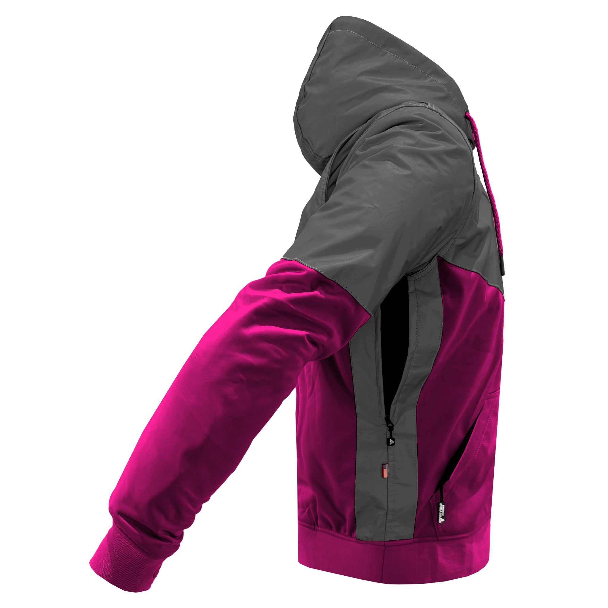 Ultra Reflective Hoodie Pink Nebula with Pads