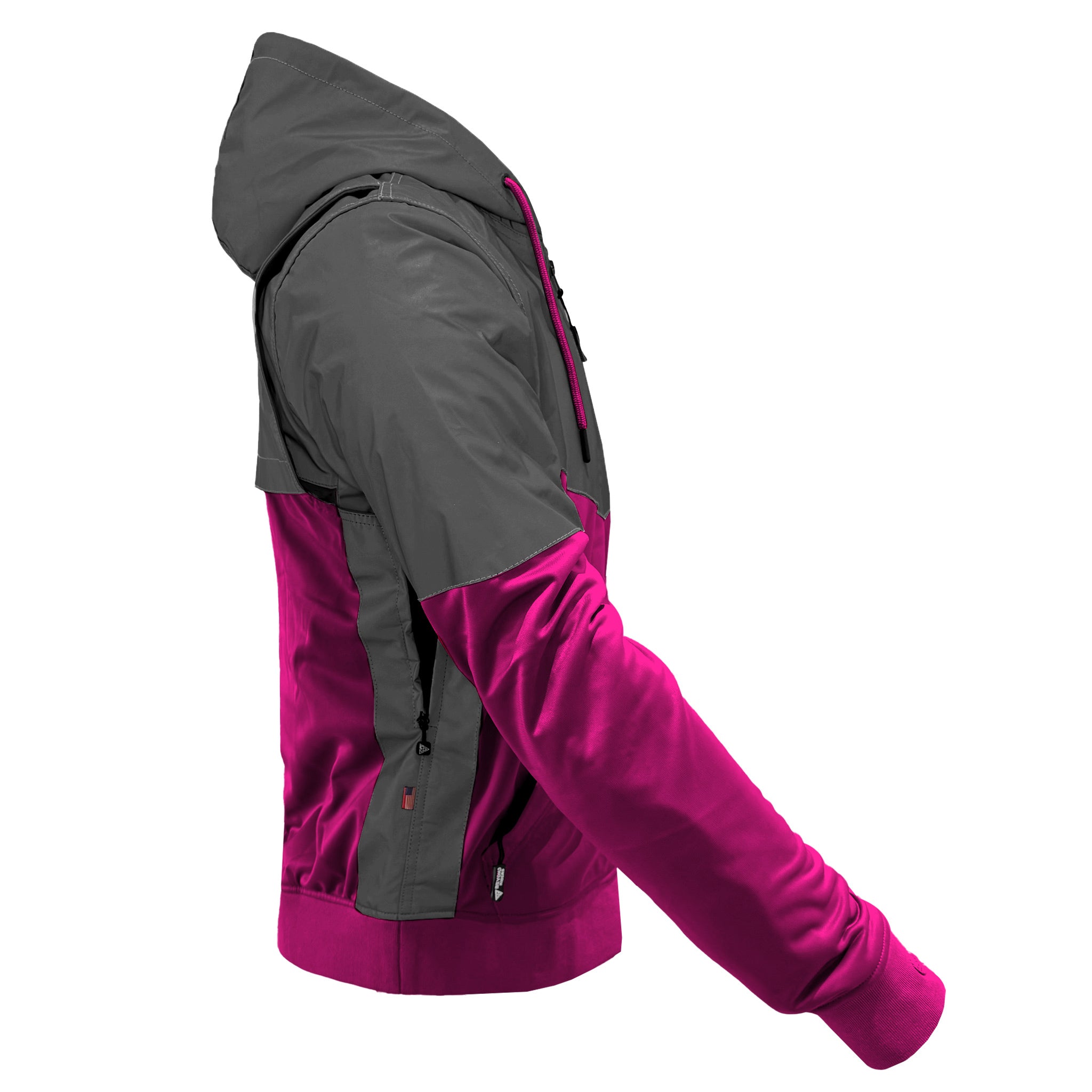 Ultra Reflective Hoodie Pink Nebula with Pads
