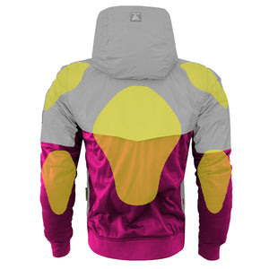 Ultra Reflective Hoodie Pink Eclipse with Pads