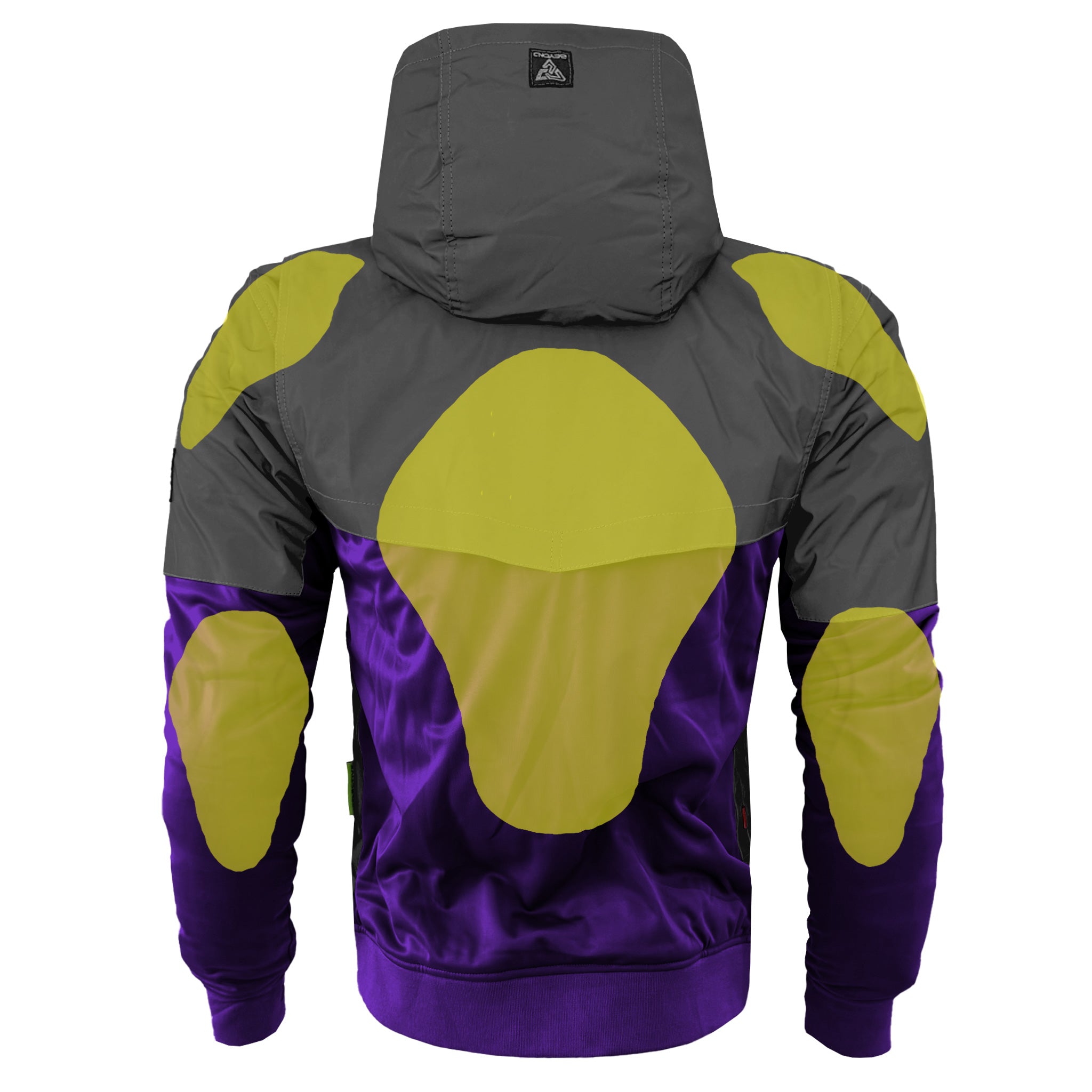Ultra Reflective Hoodie Purple Nebula with Pads