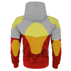 Ultra Reflective Hoodie Red Eclipse with Pads
