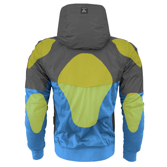 Ultra Reflective Hoodie Sky Blue Nebula with Pads