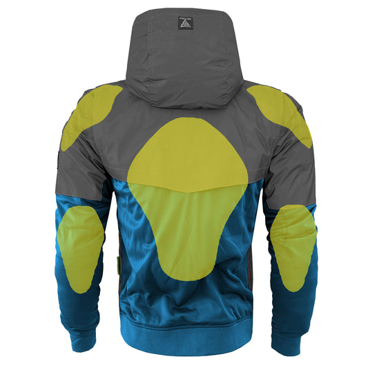 Ultra Reflective Hoodie Teal Nebula with Pads