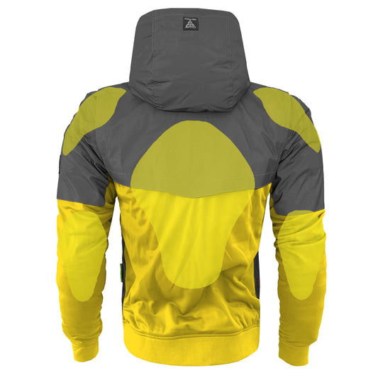 Ultra Reflective Hoodie Yellow Nebula with Pads