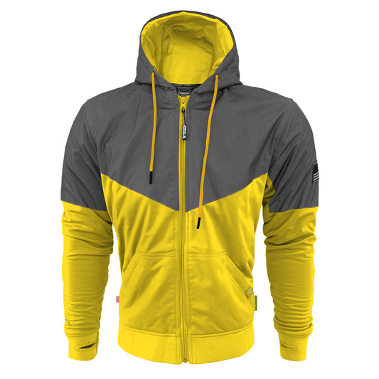Ultra Reflective Hoodie Yellow Nebula with Pads