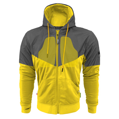 Ultra Reflective Hoodie Yellow Nebula with Pads
