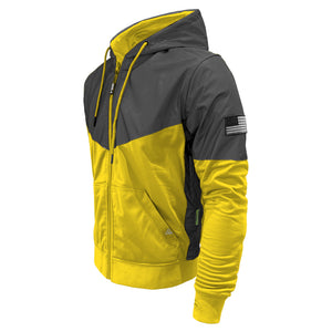 Ultra Reflective Hoodie Yellow Nebula with Pads