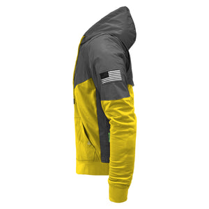 Ultra Reflective Hoodie Yellow Nebula with Pads