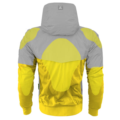 Ultra Reflective Hoodie Yellow Eclipse with Pads