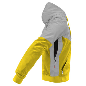 Ultra Reflective Hoodie Yellow Eclipse with Pads