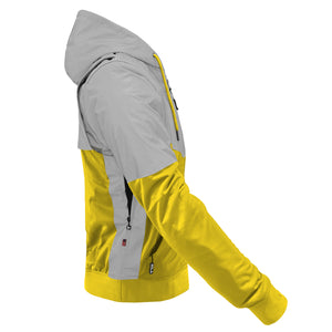 Ultra Reflective Hoodie Yellow Eclipse with Pads
