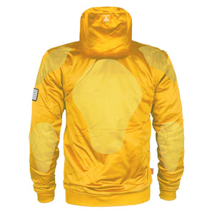 Yellow Solid Ultra Protective Hoodie with Pads