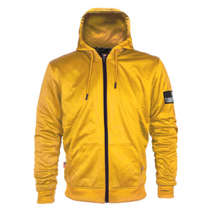 Yellow Solid Ultra Protective Hoodie with Pads