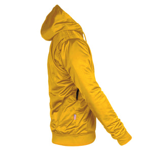 Yellow Solid Ultra Protective Hoodie with Pads