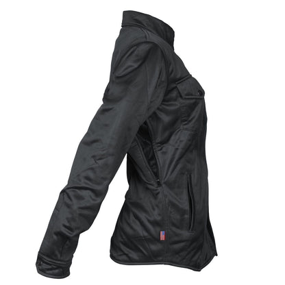SALE Ultra Protective Shirt for Women - Black Solid with Pads