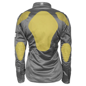 ‌Ultra Protective Shirt for Women - Dark Gray Solid with Pads