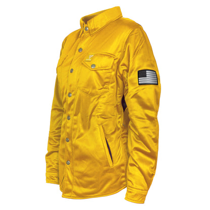 Ultra Protective Shirt for Women - Yellow Solid with Pads
