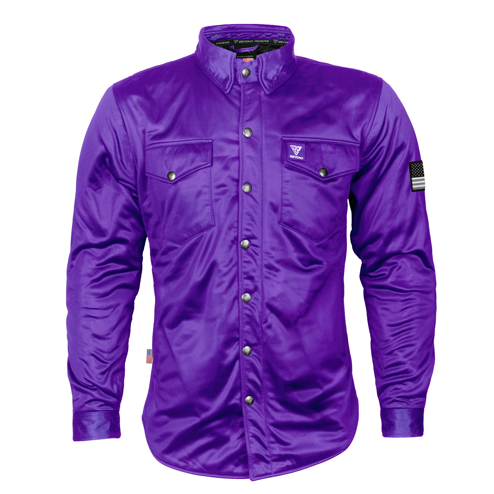 Ultra Protective Shirt - Purple Solid with Pads